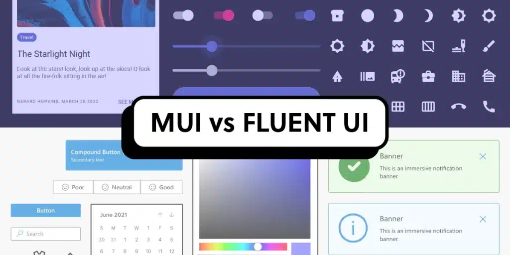 Fluent UI interface